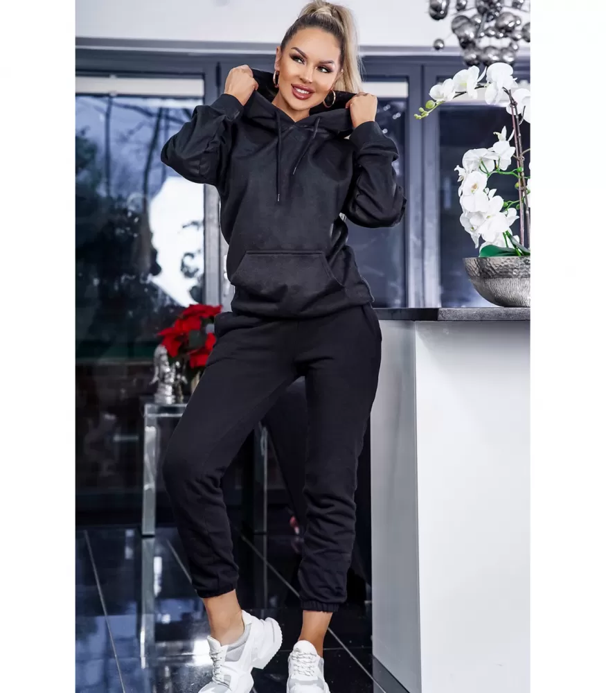 CW Brie svart hoodie