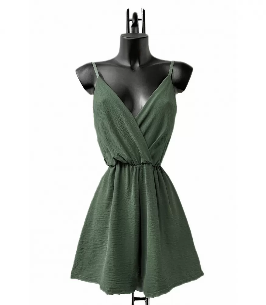 Elle Style Mally khaki playsuit