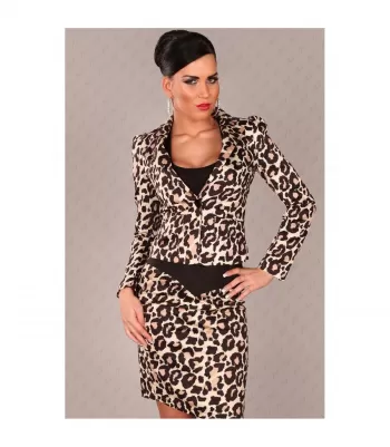 Leopard Print Blazer [SISTA CHANSEN]